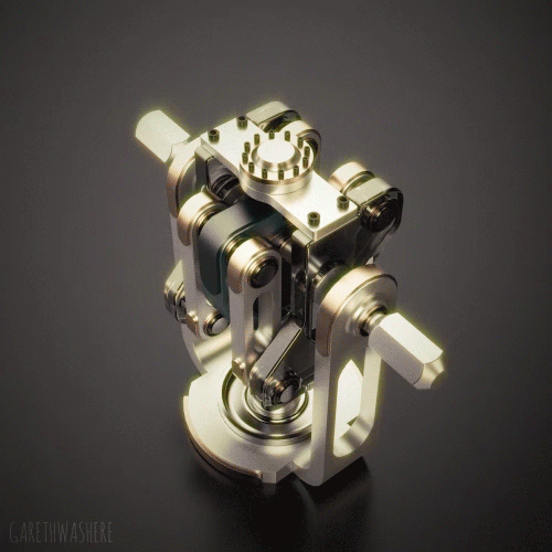 美的不同尋常的機械動圖，壓鑄廠家應該收藏一下